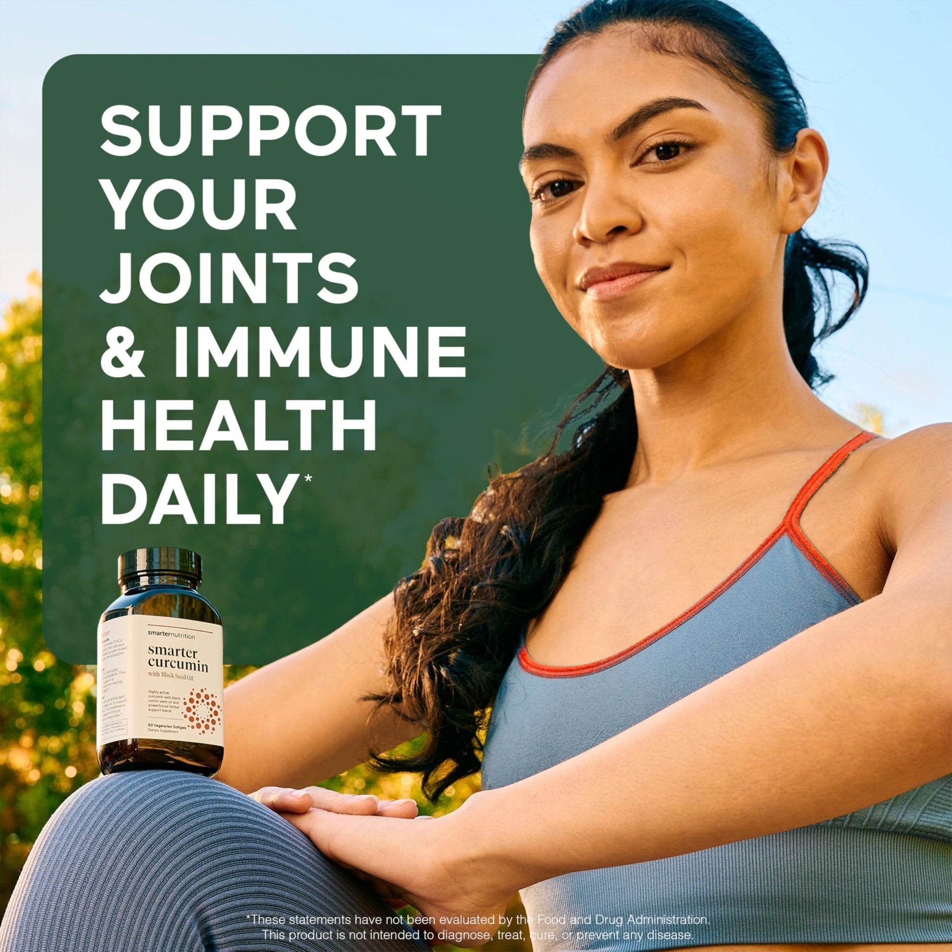 SMARTERNUTRITION Curcumin Softgels - Vegan High Absorption 400 mg Turmeric Supplement + Black Seed Oil & Ginger - 95% Tetrahydrocurcuminoids Non-GMO, USA Manufactured - 60 Ct[30 Servings] - dailyvitalstore