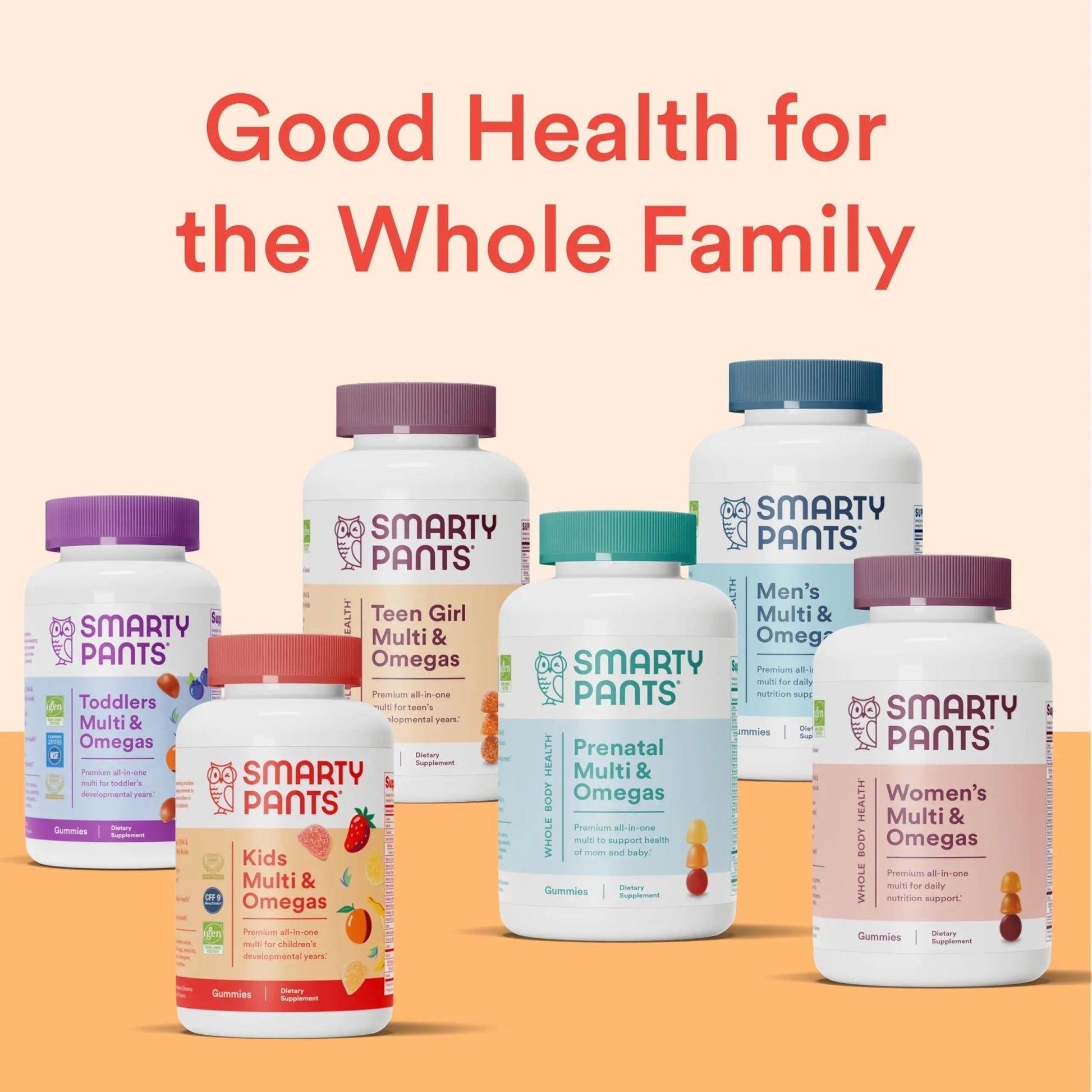 SmartyPants Kids Multivitamin Gummies: Omega 3 Fish Oil (EPA/DHA), Vitamin D3, C, Vitamin B12, B6, A, K & Zinc for Immune Support - dailyvitalstore