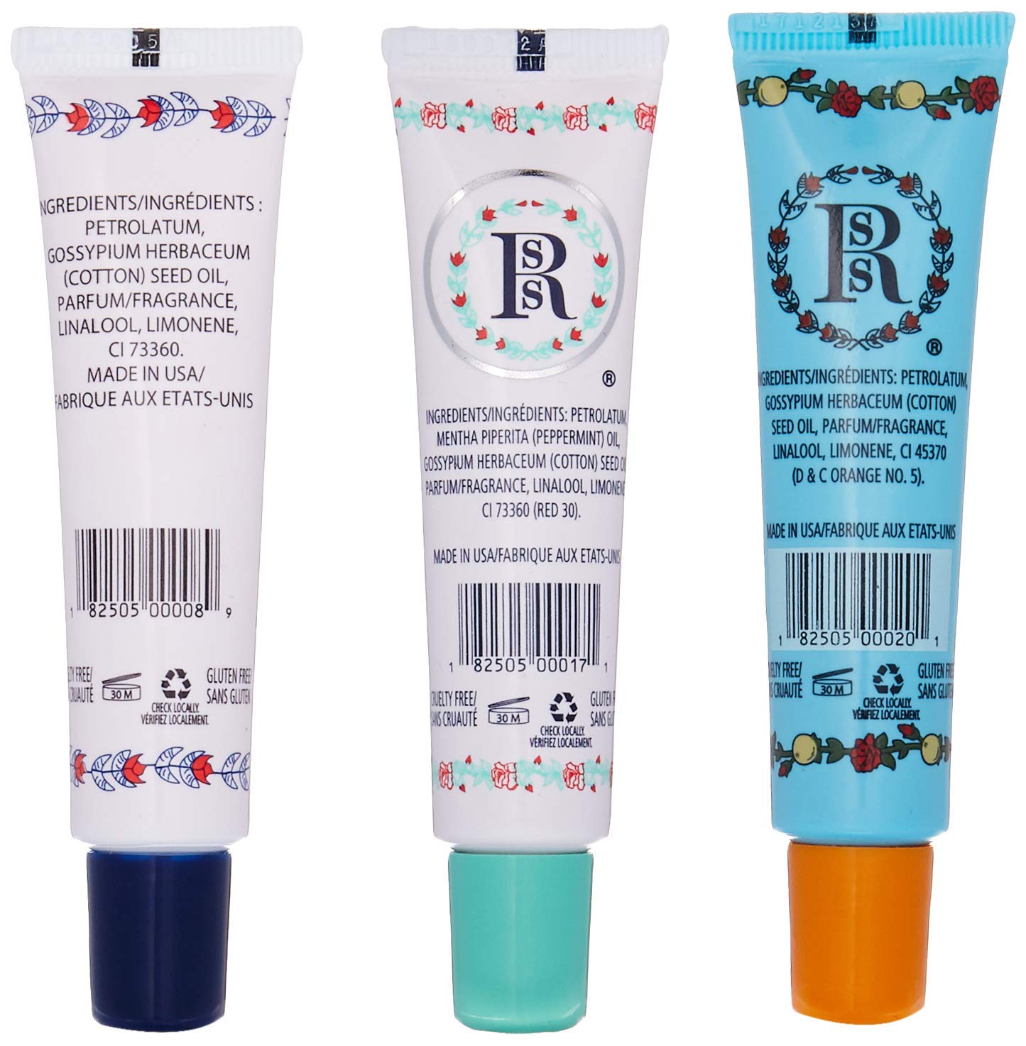 Smith's Rose Lip Balm Bulk- 3x0.5oz Premium All Purpose Lip Gloss Tubes & 3x0.8oz Lip Treatment Salve - Trio Lip Balm Tubes for Plump Lips & Cracked Skin Care - Christmas Gift Set, EBook - dailyvitalstore