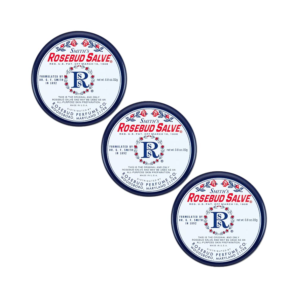 Smith's Rose Lip Balm Bulk- 3x0.5oz Premium All Purpose Lip Gloss Tubes & 3x0.8oz Lip Treatment Salve - Trio Lip Balm Tubes for Plump Lips & Cracked Skin Care - Christmas Gift Set, EBook - dailyvitalstore