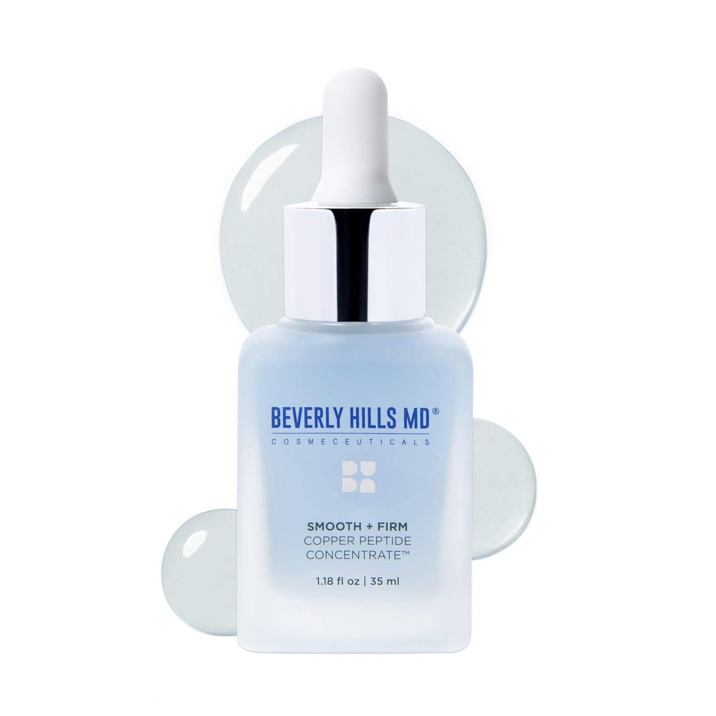 Smooth + Firm Copper Peptide Concentrate Serum for Aging Skin, Plumping Niacinamide for Tightening & Brightening, Helps Improve Elasticity, Hyperpigmentation & Dark Spots, Water Based, 1.18 Fl Oz - dailyvitalstore