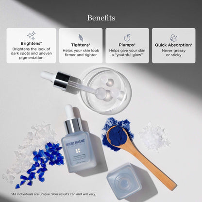 Smooth + Firm Copper Peptide Concentrate Serum for Aging Skin, Plumping Niacinamide for Tightening & Brightening, Helps Improve Elasticity, Hyperpigmentation & Dark Spots, Water Based, 1.18 Fl Oz - dailyvitalstore