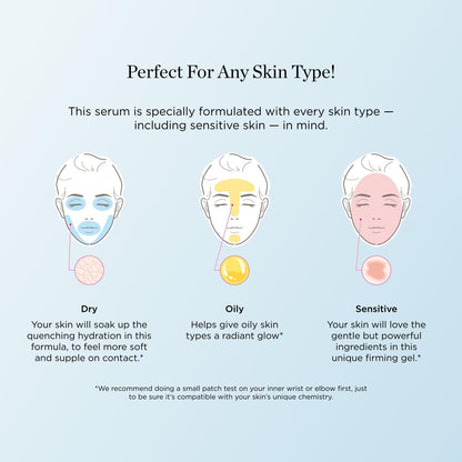 Smooth + Firm Copper Peptide Concentrate Serum for Aging Skin, Plumping Niacinamide for Tightening & Brightening, Helps Improve Elasticity, Hyperpigmentation & Dark Spots, Water Based, 1.18 Fl Oz - dailyvitalstore