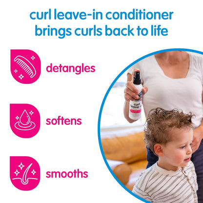 So Cozy Leave In Conditioner Spray (8 Fl Oz) Paraben-Free Detangler for Kids' Curly Hair, Deep Conditioner & Tangle-Free Curls, Gentle & Nourishing with Keratin, Vitamin B5, Olive Oil & Jojoba Oil - dailyvitalstore