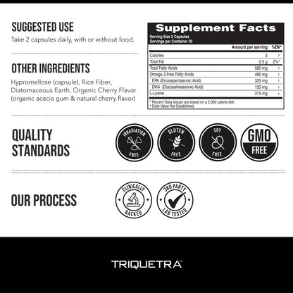 SoActive® Omega 3 EPA & DHA | Omega 3 Supplement with EPA and DHA | Enhanced Absorption Formula | No Fishy Aftertaste or Burps | Third Party Tested | Non-GMO, - dailyvitalstore