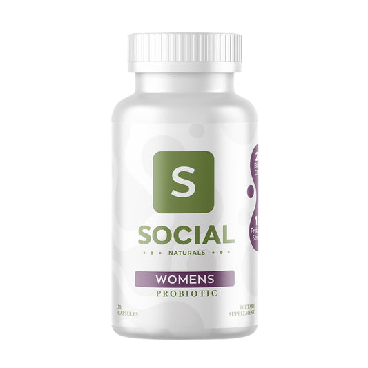 Social Naturals Women's Probiotic for Total Body Balance | 12 Strains with Lactobacillus & Bifidobacteria | Digestive, Vaginal & Immune Support | 20 Billion CFU | Vegan - dailyvitalstore