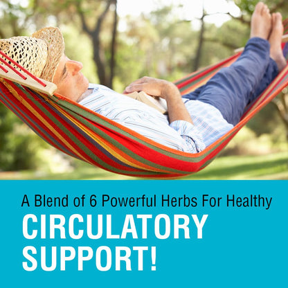 SOLARAY Circulation Blend SP-11B | Herbs & Cell Salt for Healthy Circulatory System Support | 50 Servings | 100 VegCaps - dailyvitalstore