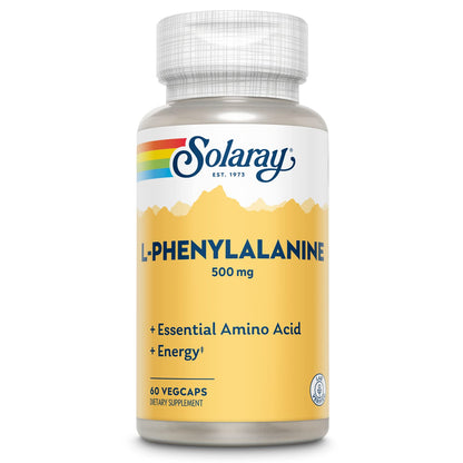 SOLARAY L-Phenylalanine Veg Cap (Btl-Plastic) 500mg | 60ct - dailyvitalstore
