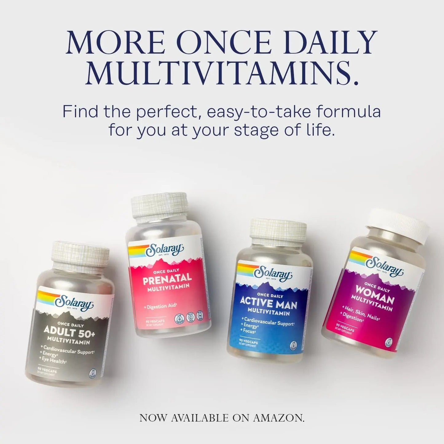 SOLARAY Once Daily Active Man Multivitamin - Cellular Energy and Immune Support Supplement w/Vitamin D, Vitamin C, B12, B6, Zinc, Lutein - dailyvitalstore