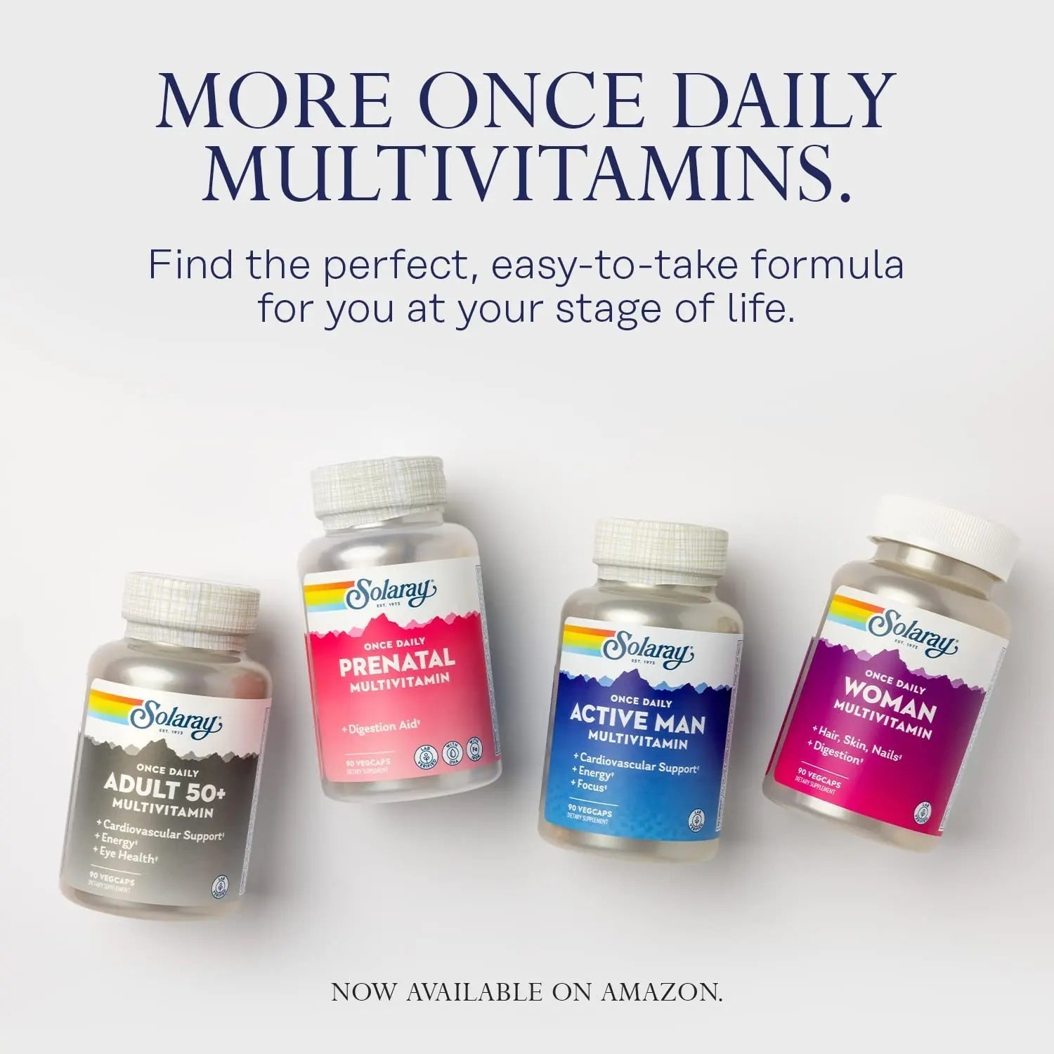 SOLARAY Once Daily Active Man Multivitamin - Cellular Energy and Immune Support Supplement w/Vitamin D, Vitamin C, B12, B6, Zinc, Lutein - dailyvitalstore