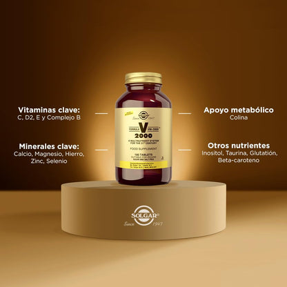 Solgar Formula VM-2000 (Multinutrient System), 180 Tablets - Premium Quality Multiple - Contains Zinc - Supports A Healthy Immune System - Vegan, Dairy Free, Kosher - 90 Servings - dailyvitalstore