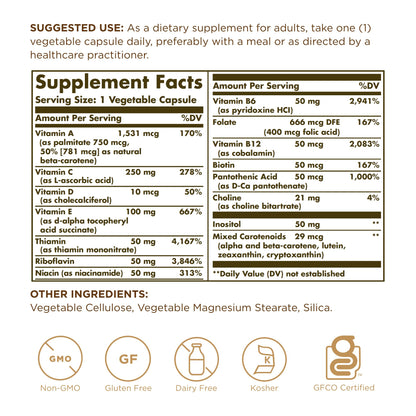 Solgar - Vitamins Only, 90 veggie caps - dailyvitalstore