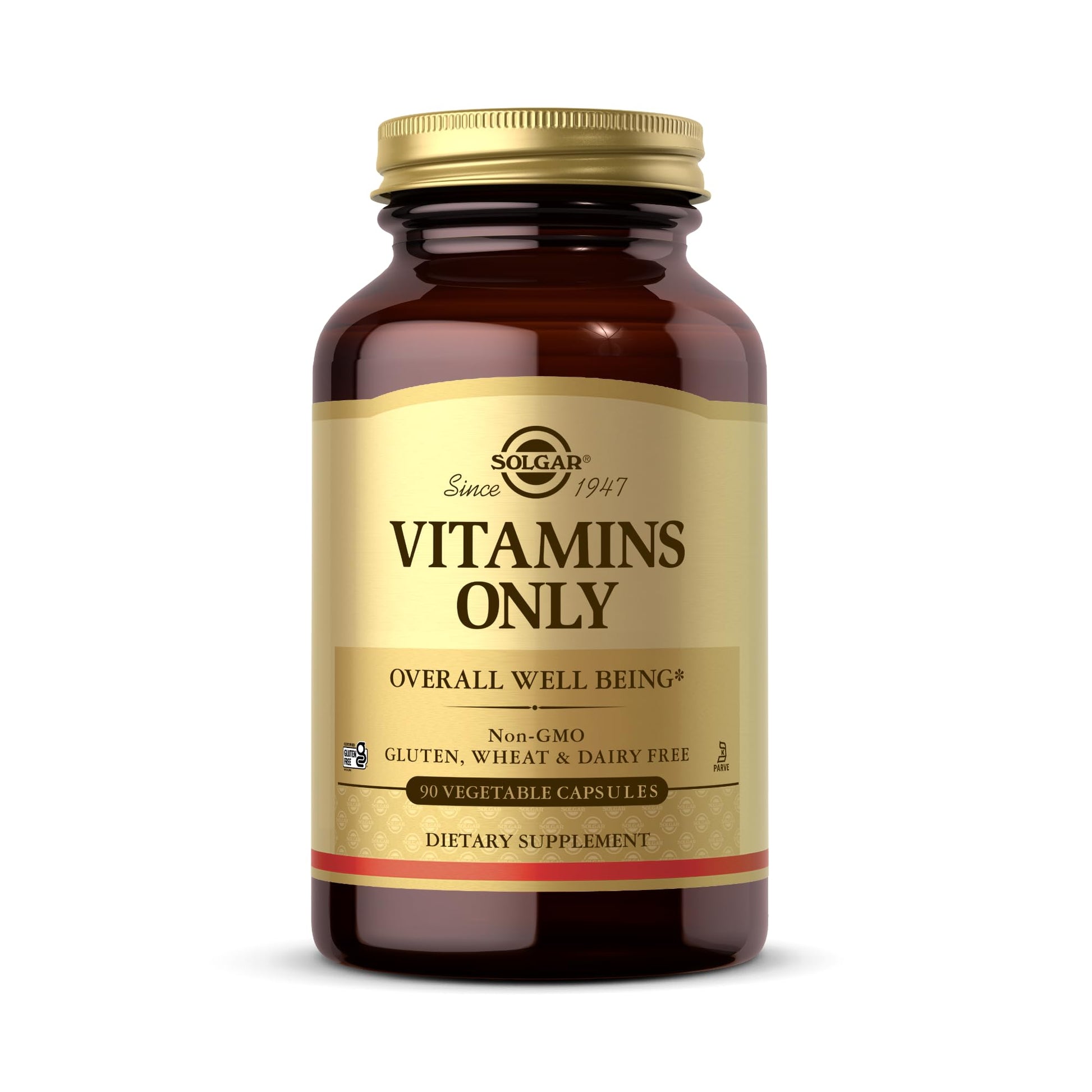 Solgar - Vitamins Only, 90 veggie caps - dailyvitalstore