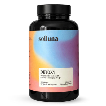 Solluna by Kimberly Snyder Oxygenated Magnesium Colon Cleanse with Asc2P — Gentle Detoxification and Bloating Relief — Fast Acting, Non-Laxative Detox - dailyvitalstore