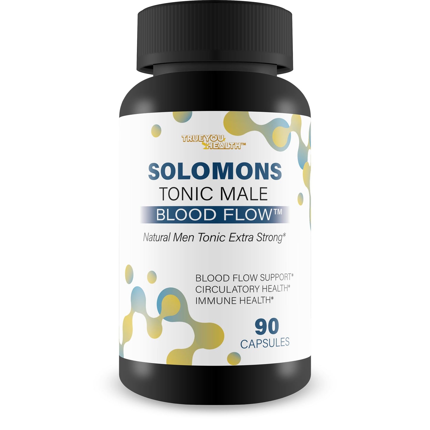 Solomons Tonic - Our Best Mens Blood Flow Supplement - Good Blood Flow Support - Male Blood Flow Capsules - Max Blood Flow Pills - Blood Circulation Supplements for Men - Male Blood Circulation Pills - dailyvitalstore