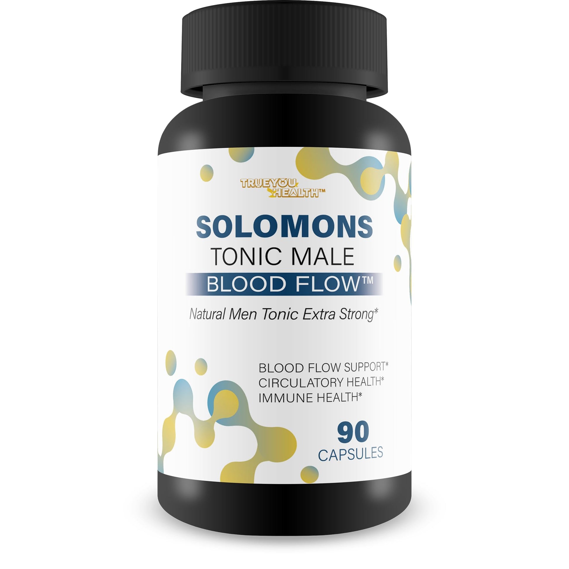 Solomons Tonic - Our Best Mens Blood Flow Supplement - Good Blood Flow Support - Male Blood Flow Capsules - Max Blood Flow Pills - Blood Circulation Supplements for Men - Male Blood Circulation Pills - dailyvitalstore
