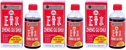 Solstice Medicine Company - Zheng Gu Shui Pain Relief - 3 Pack - 3.4 OZ - dailyvitalstore