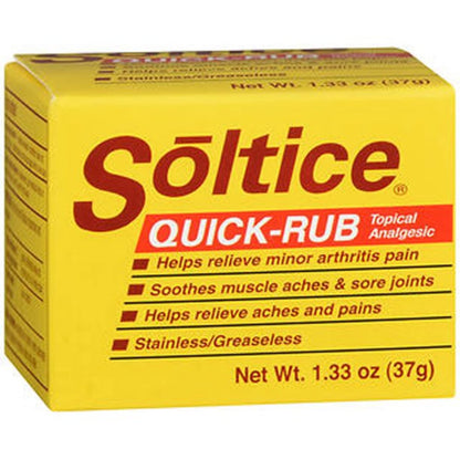 Soltice Quick Rub Topical Pain Reliever, 1.33 Ounces - dailyvitalstore