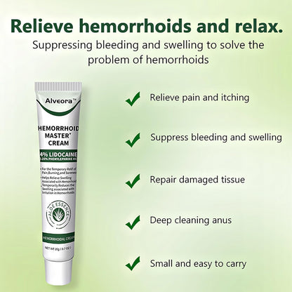SOLUMIRA Perianal Care Cream, Hemorrhoid & Fissure Ointment with 4 Applicators, Relief Anal Pain, Itching, Swelling, Discomfort, Natural Herbs Fast Acting Ingredients - dailyvitalstore