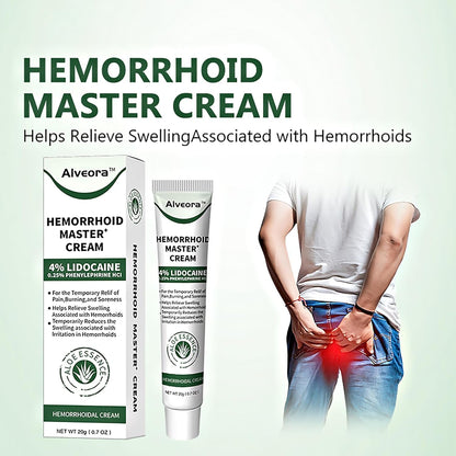 SOLUMIRA Perianal Care Cream, Hemorrhoid & Fissure Ointment with 4 Applicators, Relief Anal Pain, Itching, Swelling, Discomfort, Natural Herbs Fast Acting Ingredients - dailyvitalstore