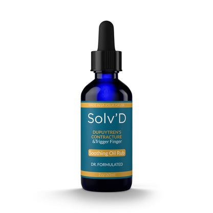 SOLV'D – Natural Relief for Dupuytren’s Contracture | A Powerful Blend of Mixed Tocopherols, Rose Hips, and DMSO, Reduces Scarring and restores Flexibility. Also for Gamer’s Thumb & Trigger Finger! - dailyvitalstore