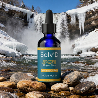 SOLV'D – Natural Relief for Dupuytren’s Contracture | A Powerful Blend of Mixed Tocopherols, Rose Hips, and DMSO, Reduces Scarring and restores Flexibility. Also for Gamer’s Thumb & Trigger Finger! - dailyvitalstore