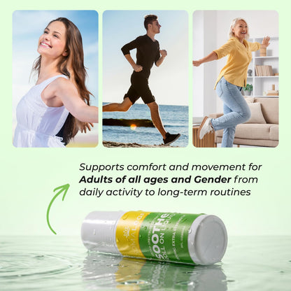 SomaLeaf Soothe Roll-On, 1500 MG, Extra Strength, Natural Comfort for Muscles, Hips, Joints, Neck, Back, Elbows, Fingers, Hands, and Knees - dailyvitalstore