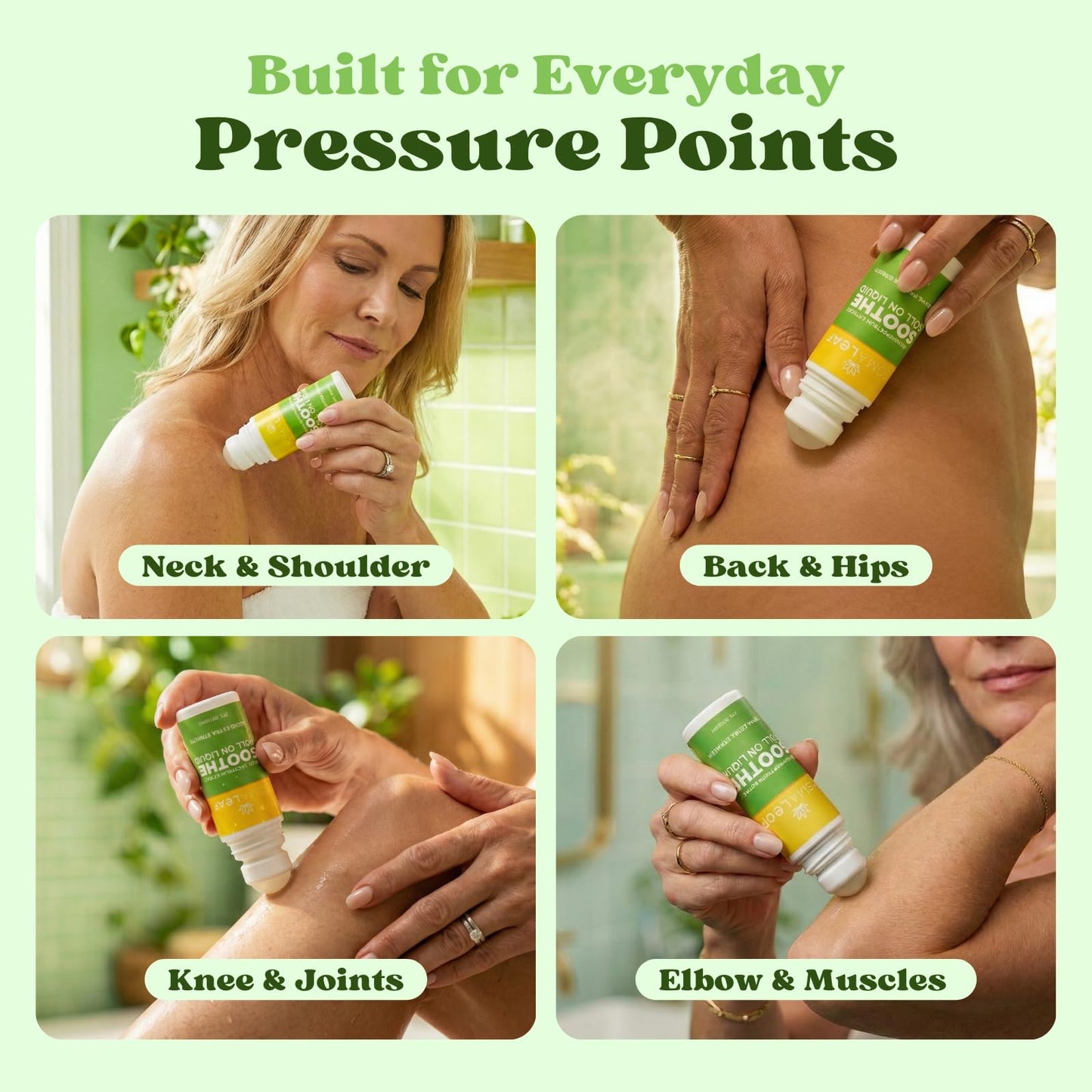 SomaLeaf Soothe Roll-On, 1500 MG, Extra Strength, Natural Comfort for Muscles, Hips, Joints, Neck, Back, Elbows, Fingers, Hands, and Knees - dailyvitalstore