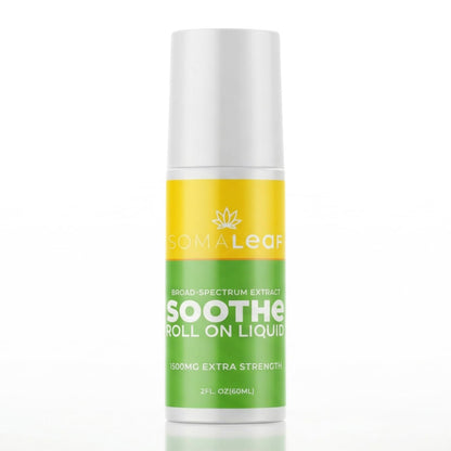 SomaLeaf Soothe Roll-On, 1500 MG, Extra Strength, Natural Comfort for Muscles, Hips, Joints, Neck, Back, Elbows, Fingers, Hands, and Knees - dailyvitalstore