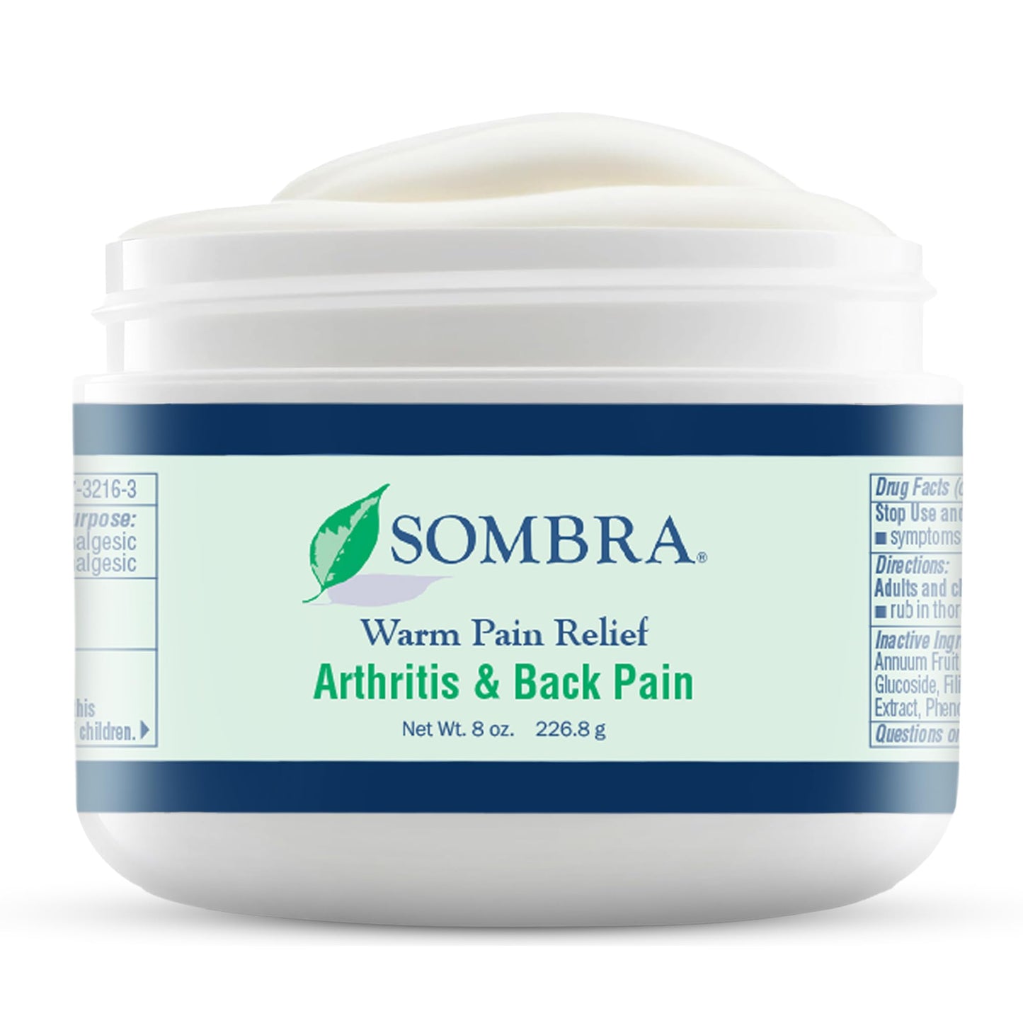 Sombra Warm Therapy Gel – Warming Muscle Comfort & Tension Relief – 8oz Jar - dailyvitalstore