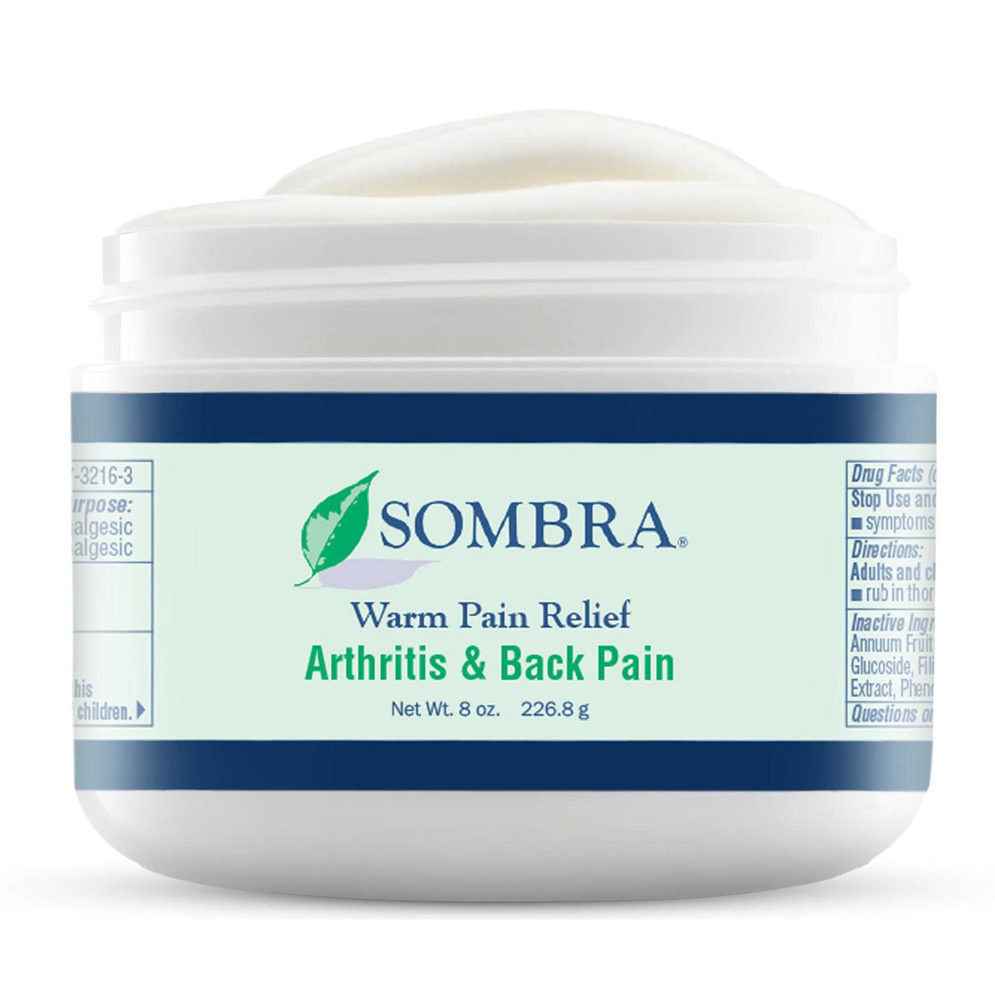 Sombra Warm Therapy Gel – Warming Muscle Comfort & Tension Relief – 8oz Jar - dailyvitalstore