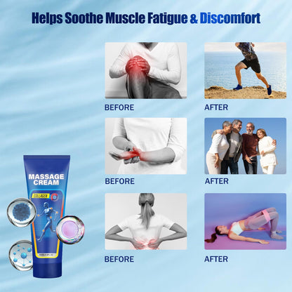Soothing Cooling Gel for Muscle Tightness – Fast Absorbing Formula with Aloe Vera, Menthol & Tea Tree Oil | Sports & Daily Body Care Gel for Women & Men | Non-Greasy, Refreshing Feel (100ML/3.4oz) - dailyvitalstore