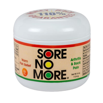 Sore No More Warm Arthritis Pain Relief Cream – Targeted Reliever for Back, Neck, Hands & Feet – Soothing & Fast-Acting Formula for Aches and Pains – Non-Greasy with Orange Aroma – 4 oz - dailyvitalstore