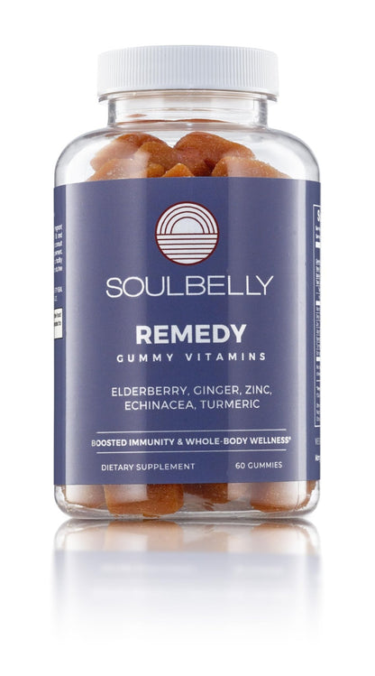 SOULBELLY Super Immunity | Remedy Vitamin Gummies for Immune Support | Vegan | Gluten-Free | Non-GMO | 60 Count - dailyvitalstore