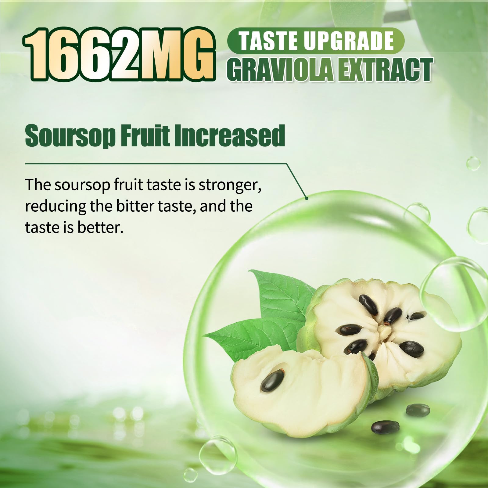Soursop Bitters Liquid for Digestive Health,Gut Detox&Cleanse,Antioxidant,Immune Support,Skin Health-Pure 15 Herb Guanabana Tea with Black Seed,Moringa & Turmeric - dailyvitalstore