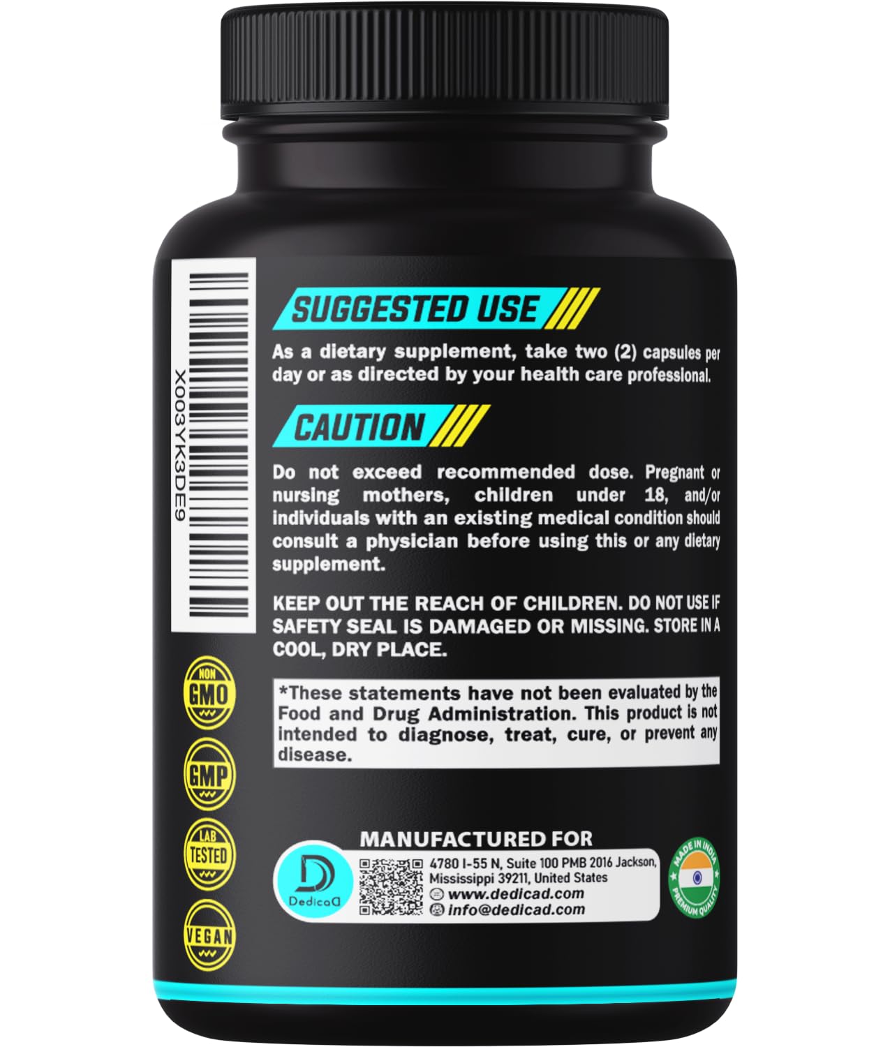 Soursop Graviola Leaves Capsules - Soursop Fruit Advanced - 210 Counts for 105 Servings - dailyvitalstore