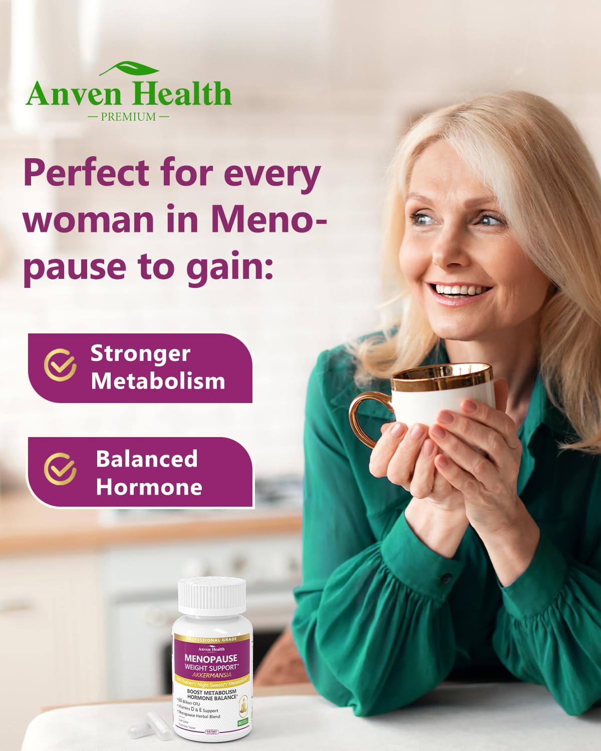 Spermidine 20mg + Fisetin 300mg + Akkermansia for Women丨Cellular Renewal, Metabolic & Gut Health - dailyvitalstore