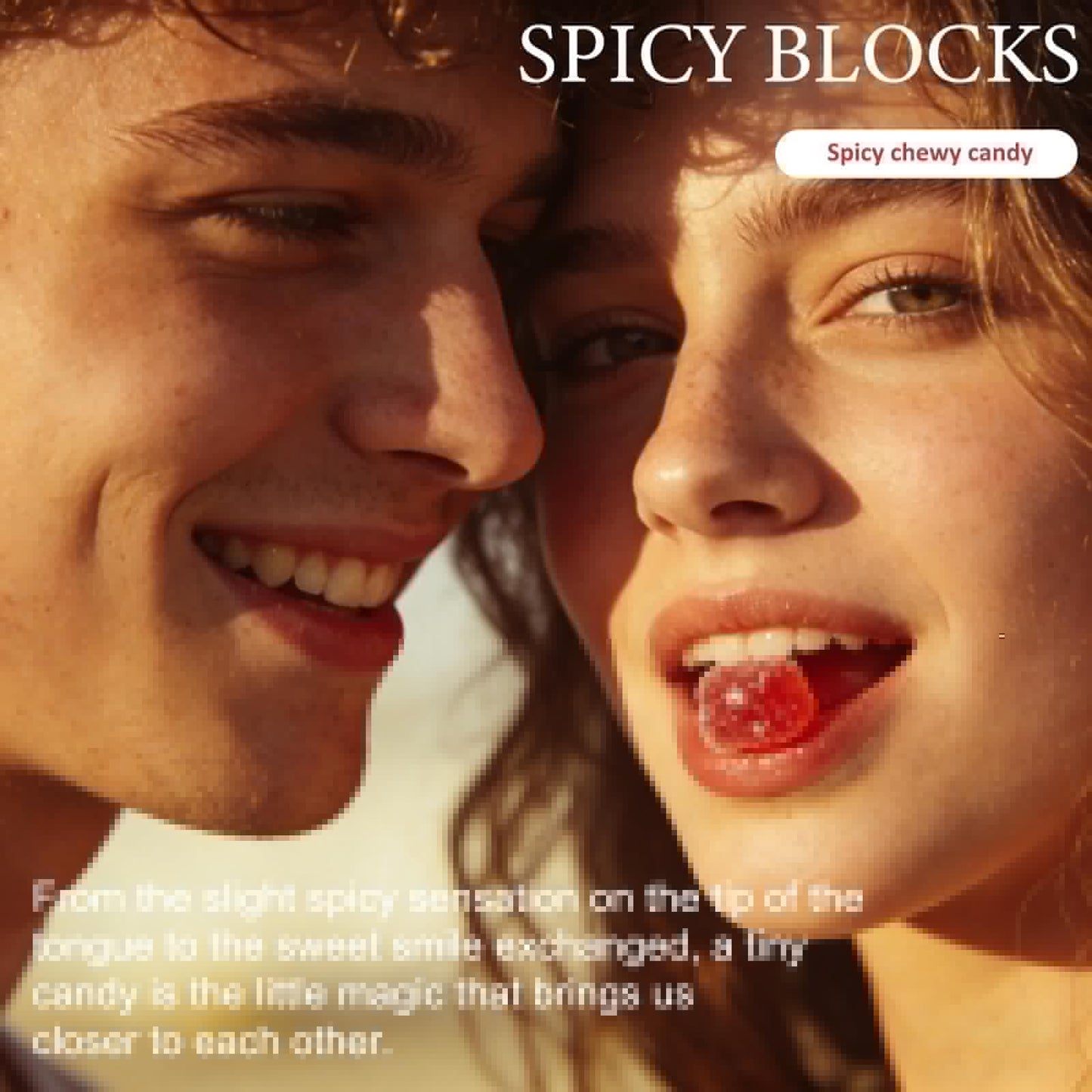 Spicy Blocks for Couples-with Chili Pepper , Maca Root & Epimedium Extract | Supports Emotional Warmth & Daily Comfort | Peach Flavor, Mild Spicy Kick, Vegan-Friendly, No Artificial Additives (1) - dailyvitalstore