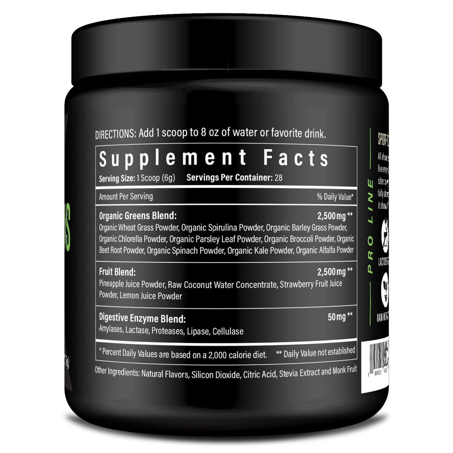 Sport Formula 99 Organic Greens Superfood Powder, Cold Pressed Vegan and Keto Powder, Non-GMO, Low Calorie Daily Green Juice Powder - dailyvitalstore