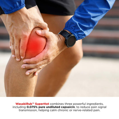 SportPharm WasabiRub Super Hot Sports Topical Pain Relief Gel - dailyvitalstore