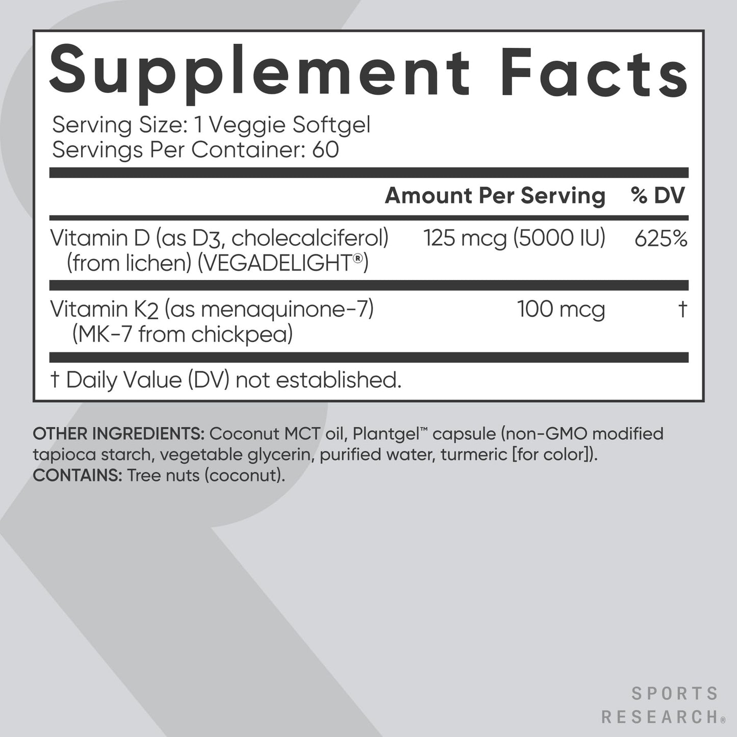 Sports Research® 2-in-1 Pack - Total Omega-3 Fish Oil 2200mg - 960mg of EPA & DHA, and Vitamin D3 5000iu + K2 100mcg - dailyvitalstore