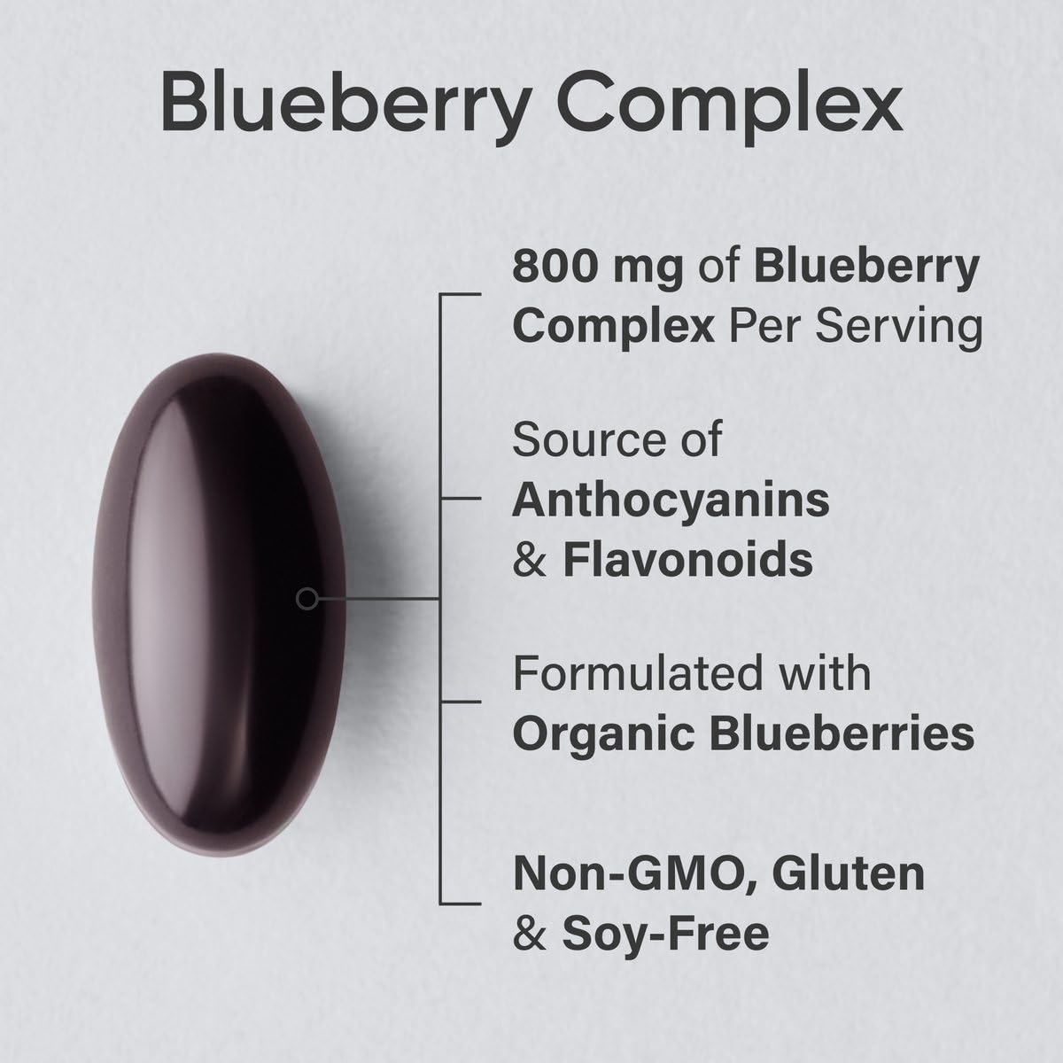 Sports Research Blueberry Capsules - Made from Organic Blueberries with Organic Extra Virgin Olive Oil - Non-GMO & Gluten Free - 60 Liquid Softgels - dailyvitalstore