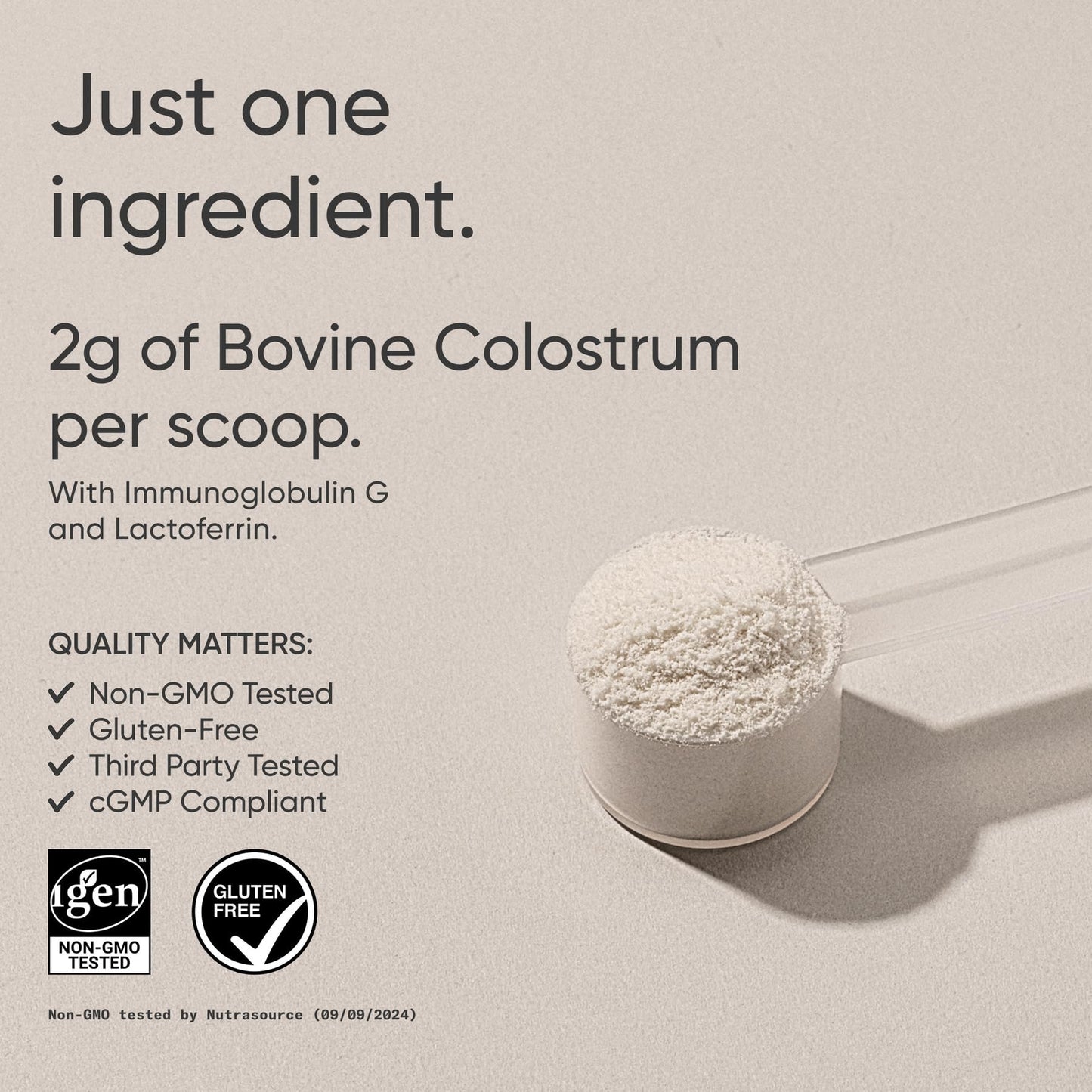Sports Research® Bovine Colostrum Powder – Easy to Mix, Single Ingredient Superfood – Immunity Support & Gut Health w/IgG Antibodies - U.S. Sourced - dailyvitalstore