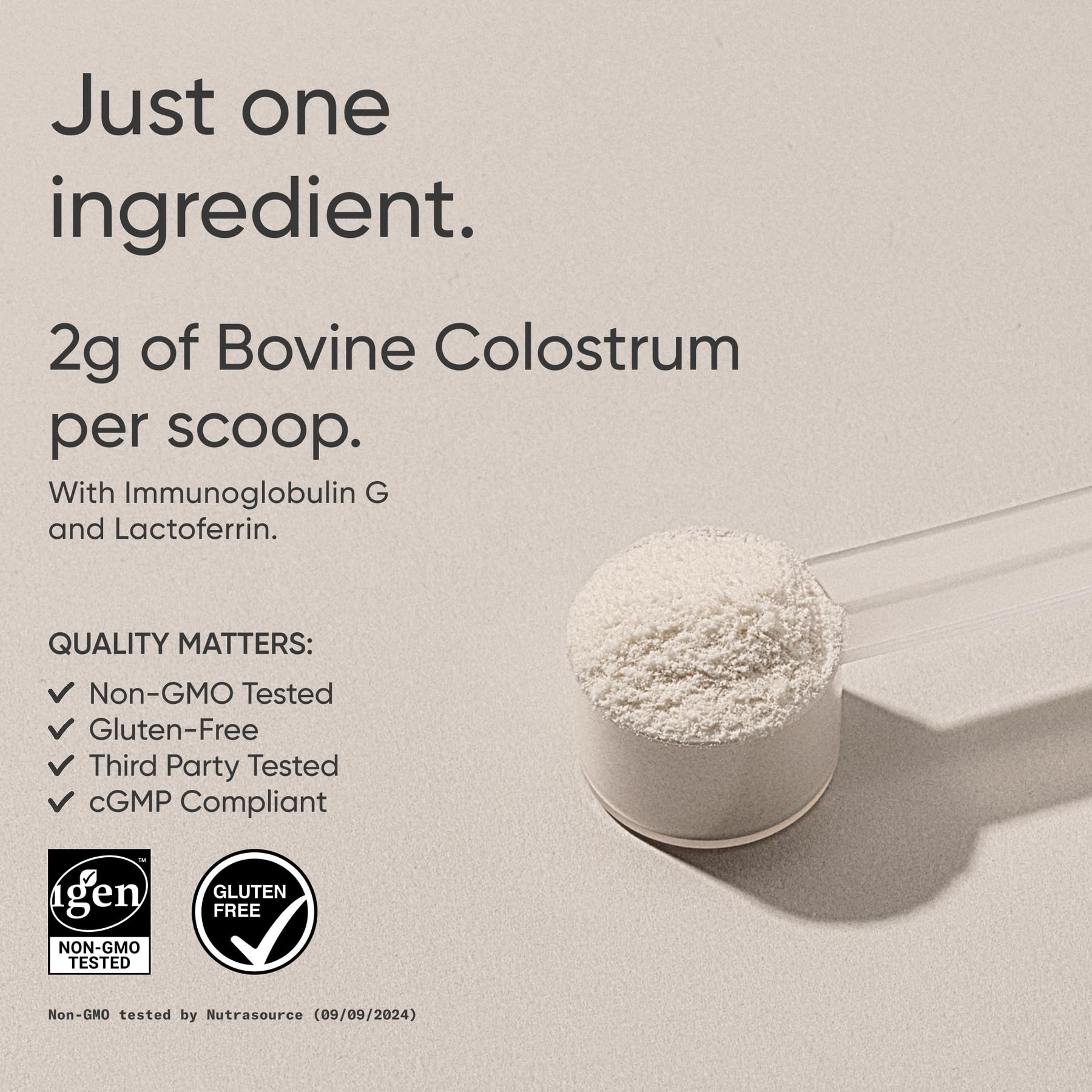 Sports Research® Bovine Colostrum Powder – Easy to Mix, Single Ingredient Superfood – Immunity Support & Gut Health w/IgG Antibodies - U.S. Sourced - dailyvitalstore