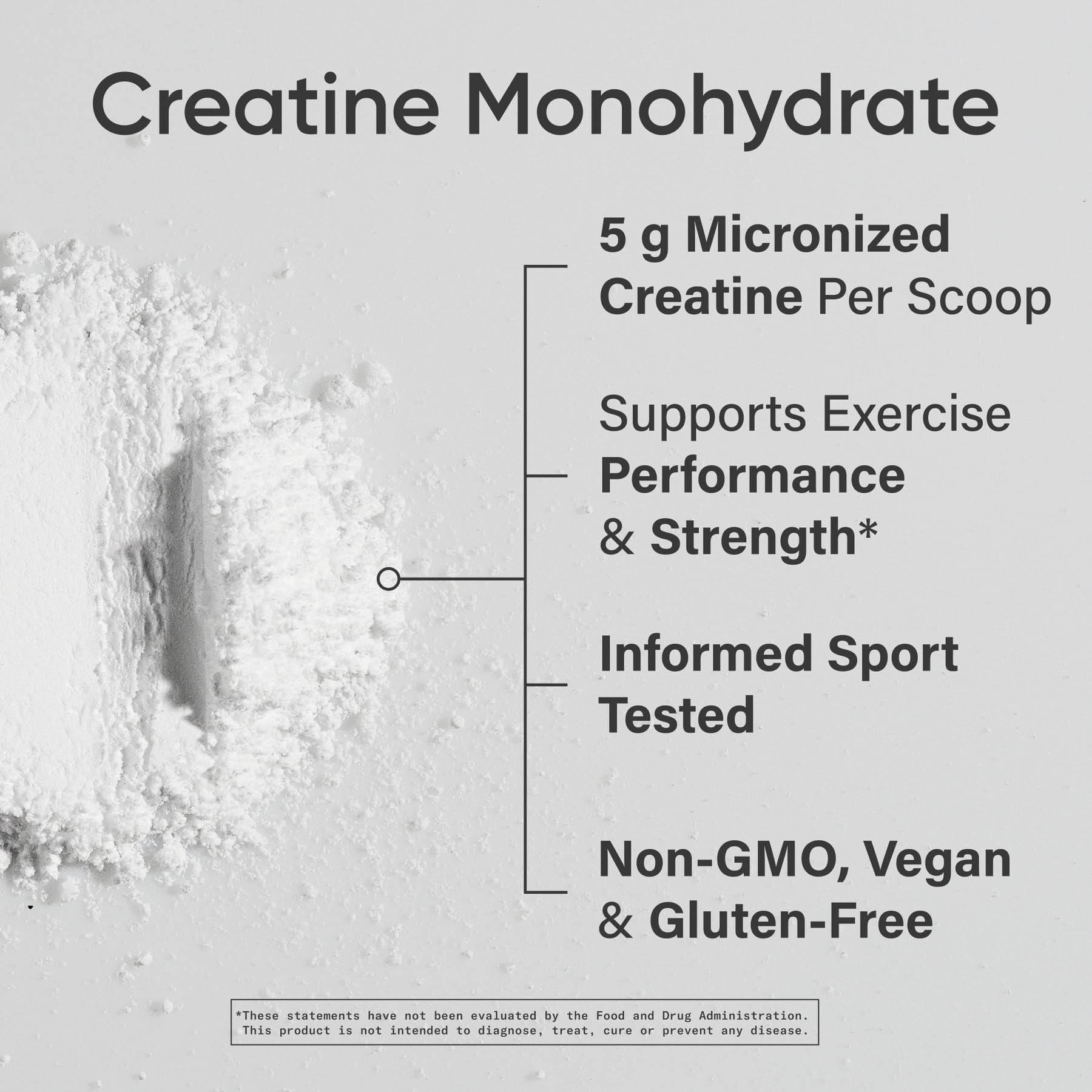 Sports Research Creatine Monohydrate - Gain Lean Muscle, Improve Performance and Strength and Support Workout Recovery - 5 g Micronized Creatine - 10.58 oz - dailyvitalstore