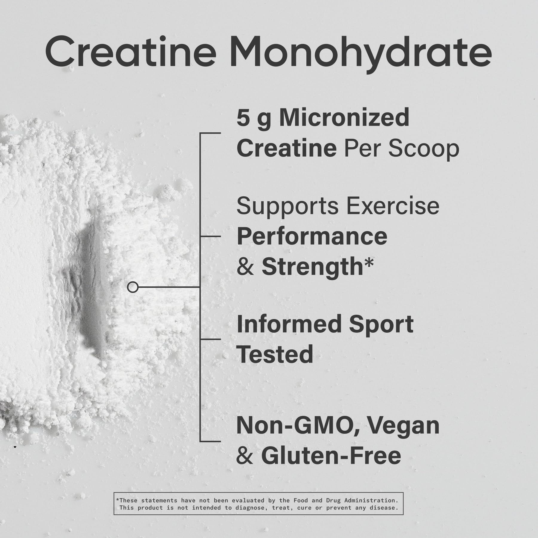 Sports Research Creatine Monohydrate - Gain Lean Muscle, Improve Performance and Strength and Support Workout Recovery* - 5 g Micronized Creatine - 17.64 oz - dailyvitalstore
