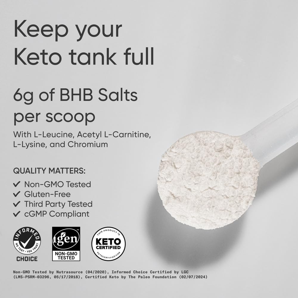 Sports Research® Keto Plus Exogenous Ketones with goBHB® - Premium Keto Powder Supporting Ketosis, Energy & Cognitive Function - Keto Certified · Vegan Friendly · 30 Servings (Raspberry Lemonade) - dailyvitalstore