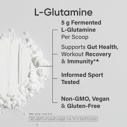 Sports Research L-Glutamine - Workout Recovery, Immune Health & Gut Health Support - 5 G Per Serving - 10.58 Oz - dailyvitalstore