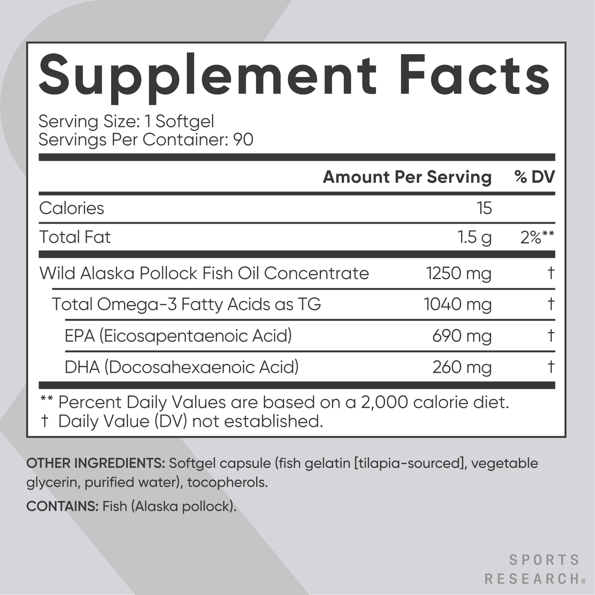 Sports Research® Multivitamins Pack - Triple Strength Omega-3 Fish Oil 1250 + 160 mg Chelated Magnesium Glycinate + Vegan Vitamin D 5000iu & Mk7 Vitamin K 100mcg - dailyvitalstore