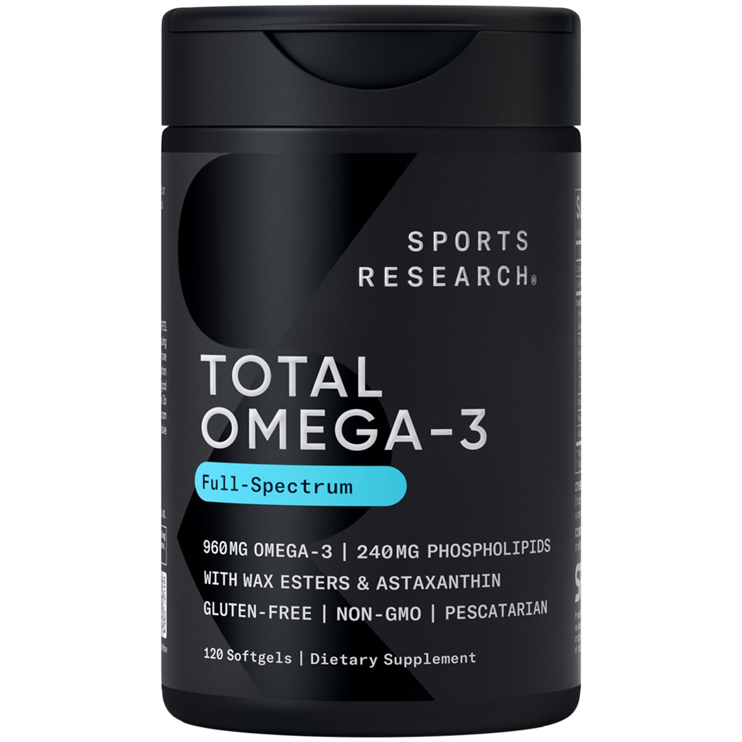 Sports Research® Omega-3 Fish Oil Bundle - Total Omega-3 2200mg (Krill, Salmon & Pollock) + Triple Strength Fish Oil 1250mg - High EPA & DHA Supplement - dailyvitalstore